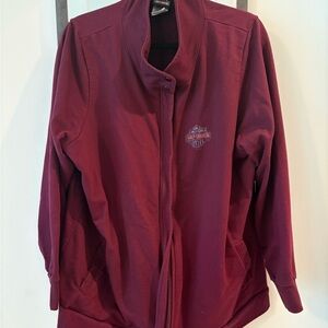 Harley-Davidson Women's Maroon Bomber Jacket 2X